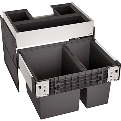 Afbeelding van BLANCO 526208 SELECT II 60/2 Orga Inbouw afvalzakhouder