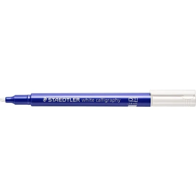 Afbeelding van metallic calligraphy wit
