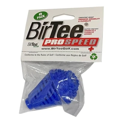 Afbeelding van BirTee Golf Tees PRO Speed PLUS met flexibiliteit en duurzaamheid 8 stuks. Indoor Tees/Golf Simulator Tees/Winter Plastic (Blauw)