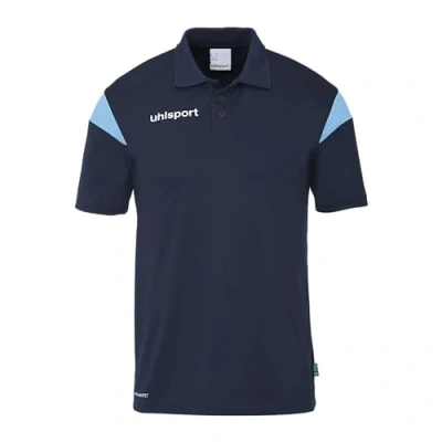 Afbeelding van Uhlsport Squad 27 Polo Heren Marine / Hemelsblauw Maat: L