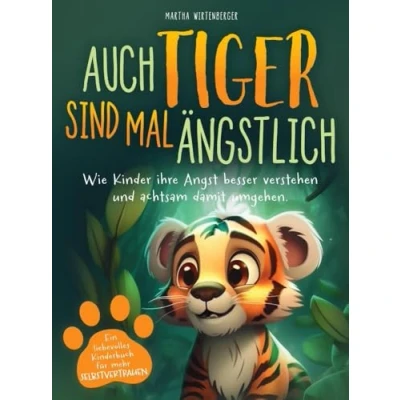 Afbeelding van Auch Tiger sind mal ängstlich: Wie Kinder ihre Angst besser verstehen und achtsam damit umgehen. Ein liebevolles Kinderbuch für mehr Selbstvertrauen