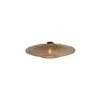 Afbeelding van GOOD&amp;MOJO Plafonniere Kalimantan Bamboe Ø87cm Bruin
