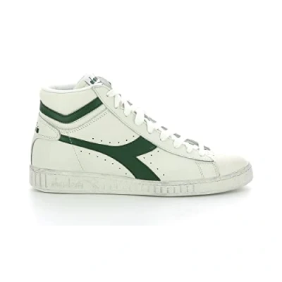 Afbeelding van Diadora uniseks volwassene GAME L HIGH WAXED Hoge sneakers, C1161 witte bladeren, 44.5 EU