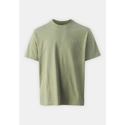 Afbeelding van Lacoste Tshirt basic, Heren, Maat: Medium, Khaki