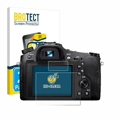 Afbeelding van BROTECT (2 Stuks) Schermbeschermer voor Sony Cyber Shot DSC RX10 IV Screen Protector Transparant