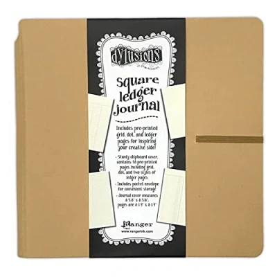 Afbeelding van Ranger Dylusions Creative Journal Multi print Square DYJ80404 Dyan Reaveley (06 22)