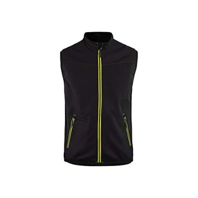 Afbeelding van Blaklader Softshell bodywarmer 3850 2516 Zwart/High Vis Geel
