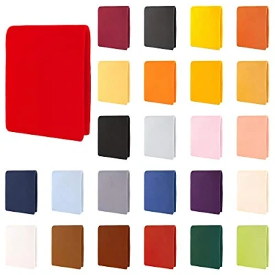 Afbeelding van CelinaTex Aqua waterbed boxspringbed hoeslaken 200x220 220x240 cm rood katoenen laken elastaan