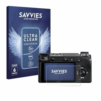 Afbeelding van Savvies (6 Stuks) Schermbeschermer voor Sony Alpha NEX 6 Screen Protector Ultra Transparant