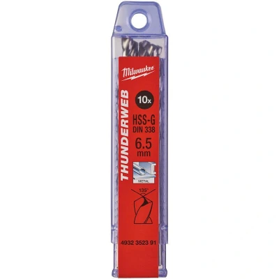 Afbeelding van Metaalboor Hss G Thunderweb 6,5 X 101 Mm (10 Stuks)