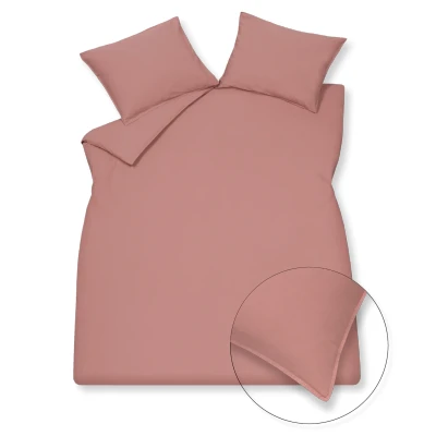 Afbeelding van Vandyck Washed Cotton Dekbedovertrek Ash Rose 2 persoons (200x200/220 + Slopen)