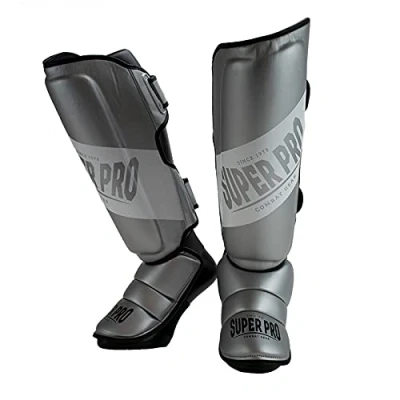 Afbeelding van Super Pro Combat Gear Rebel Scheenbeschermers Zwart/Grijs/Wit Small