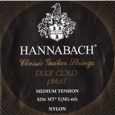 Afbeelding van Hannabach Klassieke gitaarsnaren 825 Medium Tension Speciaal verguld E6w
