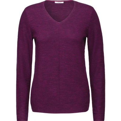 Afbeelding van CECIL Structuurmix trui, Heather Berry Melange, M