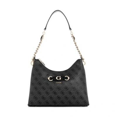 Afbeelding van Guess IZZY Handtas, Dames, Maat: One Size, Coal logo