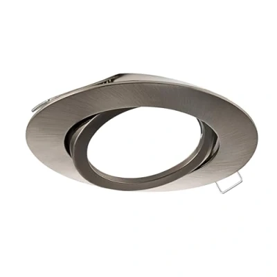 Afbeelding van Eglo Inbouwspot Tedo 8cm metaalgrijs 96617