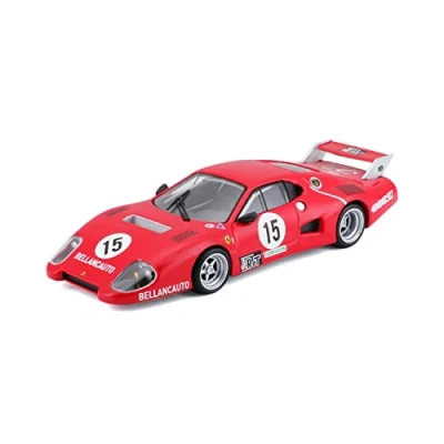 Afbeelding van Bburago Ferrari LaFerrari: hoogwaardige modelauto op schaal 1:43, Signature Edition, hardcase, 10 cm, rood (18 36902), diverse kleuren