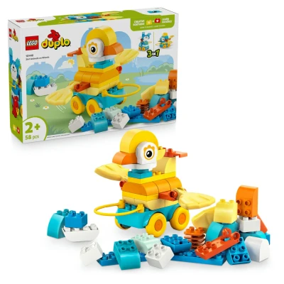 Afbeelding van LEGO 10448 Tiere auf Rädern 3 in 1 Set (10448)