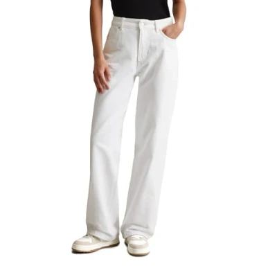 Afbeelding van Marc O&#039;Polo Denim Trousers HIGH Waist WIDE LEG Relaxed fit jeans, Dames, Maat: 26x30, White