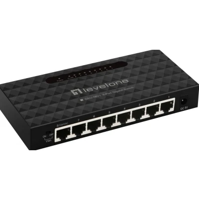 Afbeelding van LevelOne GEU 0821 netwerk switch Gigabit Ethernet (10/100/1000)