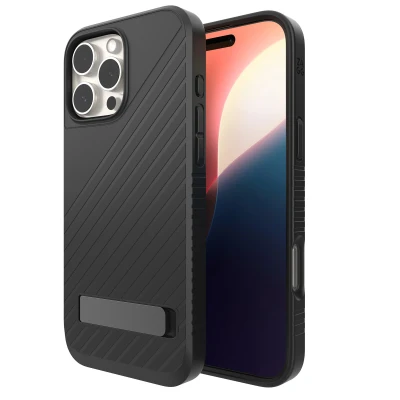 Afbeelding van Apple iPhone 16 Pro Max MagSafe Hoesje Kunststof ZAGG Hardcase/Backcover Zwart Telefoonhoesje Shockproof/Valbescherming