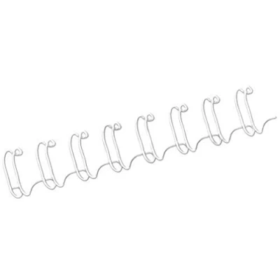 Afbeelding van Fellowes Draadbindruggen A4, 6 mm, wit, 100 stuks