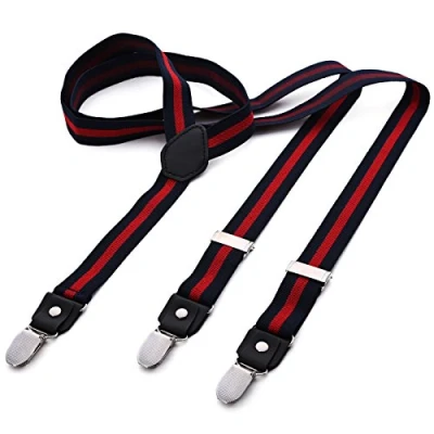 Afbeelding van DonDon smalle bretels 2,5 cm 3 Y vormige clips elastisch en in lengte verstelbaar