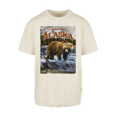 Afbeelding van Upscale by Mister Tee Tshirt print, Heren, Maat: 5XL, Sand