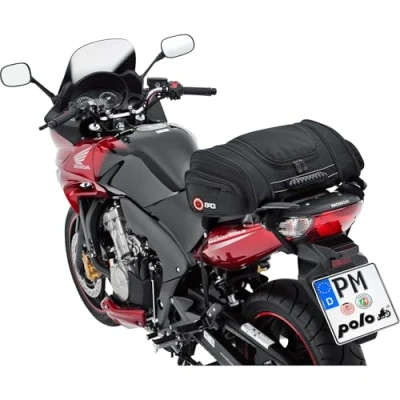 Afbeelding van QBag achtertas motor motortas 05, 14 20 liter opbergruimte zwart, unisex, Tourer, zomer, polyester