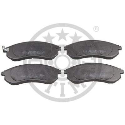 Afbeelding van OPTIMAL BP 12117 Remblokkenset Vooras Met akoestische slijtagewaarschuwing MITSUBISHI: L200 III Pick up (K6) 2, 2.4 4WD, 2.5 D, TD 4WD
