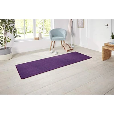 Afbeelding van Loper Design 80x300cm Paars Modern Vloerkleed 123vloerkleed.nl is de online webshop voor vloerkleden en woonaccessoires.