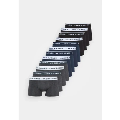 Afbeelding van Jack &amp; Jones Jacsolid Trunks 12 PACK Onderbroeken, Heren, Maat: XXL, Black/navy