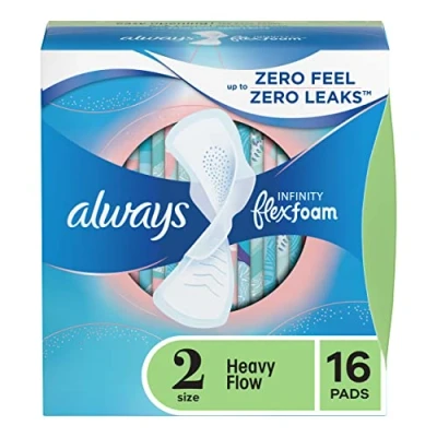 Afbeelding van Always Infinity Heavy Flow Flexi Wings Pads 16 ct