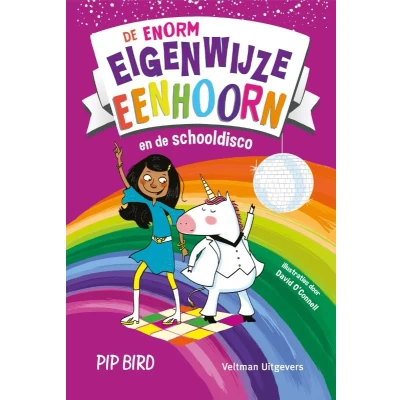 Afbeelding van de enorm eigenwijze eenhoorn en schooldisco (Hardback)