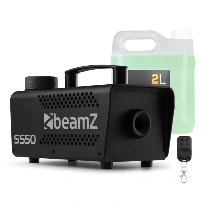 Afbeelding van BeamZ S550 rookmachine met 2 liter rookvloeistof Party
