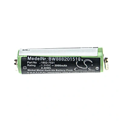 Afbeelding van vhbw Accu compatibel met Moser Easy Style 1881, Contura HS40, HS61 scheerapparaat tondeuse (2000mAh, 1,2V, NiMH)