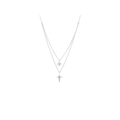 Afbeelding van Lucardi Modern Basic Ketting, Dames, Maat: One Size, Silver