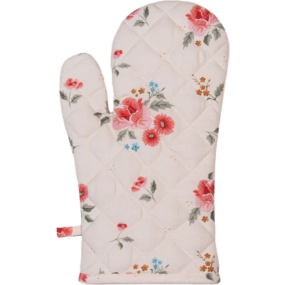 Afbeelding van Clayre &amp; Eef Cremekleurige Ovenhandschoen 18*30 cm LRC44