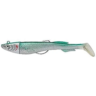 Afbeelding van Berkley PowerBait Power Sardine, vishaak, zacht kunstaas, zeevissen, zoutwater aas, minnow peddelstaart, kunstaas voor baars, zeebaars, pollen, kabeljauw, paling, lening en lipvis, Ayu groen, 10