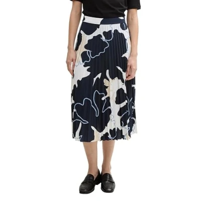 Afbeelding van TOM Tailor Plooirok, Dames, Maat: 40, Big floral shapes design