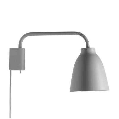 Afbeelding van FRITZ HANSEN Caravaggio wandlamp, grijs