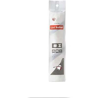 Afbeelding van Iris Ohyama, Set van 2 reserverollen met 60 witte bladeren, voor CCNB HN lijmrol speciaal pluizen en dierenharen, kleren, gordijnen, sofa&#039;s Handy Lint Roller CCNS 2HN Wit
