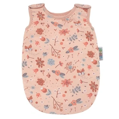 Afbeelding van howa Speelgoed Poppen Slaapzak tot 48cm &quot;miniflowers&quot; abrikoos 29624