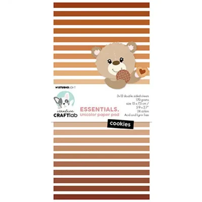 Afbeelding van Unicolor Paper Pad Cookies Essentials nr.291