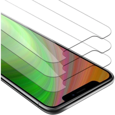 Afbeelding van Cadorabo 3x Screenprotector geschikt voor Apple iPhone XR in KRISTALHELDER Tempered Display Pantser Film beschermglas