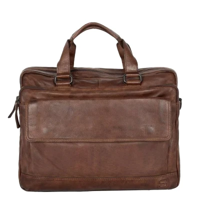 Afbeelding van Spikes &amp; Sparrow Kevin Business Laptopbag 15,6&quot; brown Laptoptas