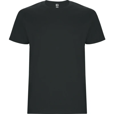 Afbeelding van T shirt unisex met korte mouwen &#039;Stafford&#039; Donkerlood Grijs L
