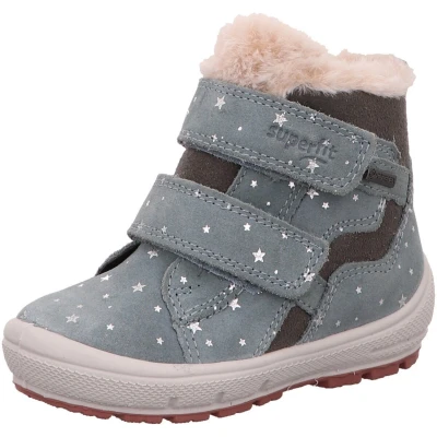 Afbeelding van Superfit Groovy Sneeuwlaarzen voor meisjes, lichtgroen grijs 7500, 24 EU Schmal