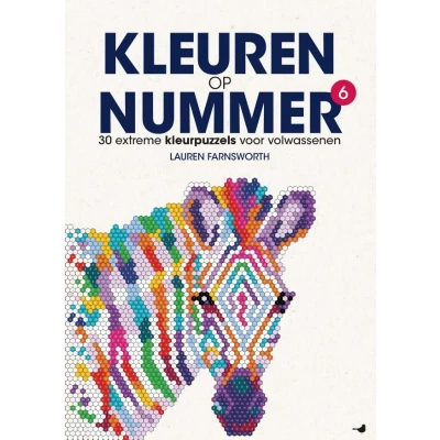 Afbeelding van Uitgeverij bbnc kleurboek kleuren op nummer deel 6