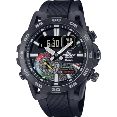 Afbeelding van Casio Edifice ECB 40MP 1AEF Motorsport horloge bluetooth 48 mm